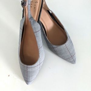 A New Day Plaid Heels